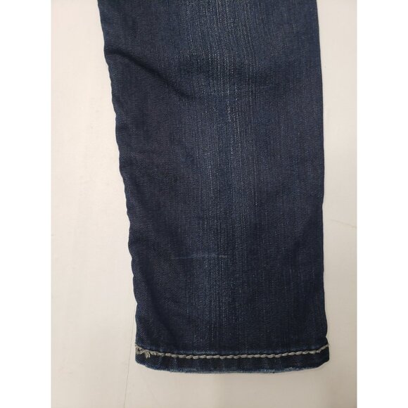 Silver Jeans Tuesday Mid Rise Skinny Womens Size W25 L31 Dark Wash Pre Owned - Picture 7 of 11